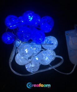 Lumières LED Boules Bleu Blanc