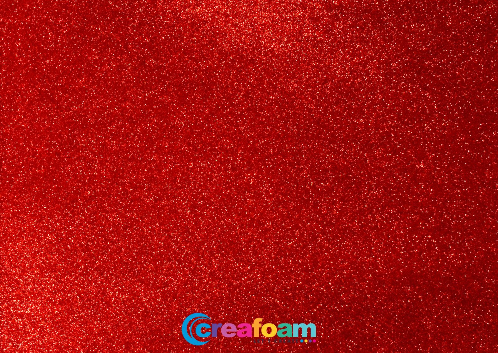 Roll Glitterfoam Neon Orange (2mm) - Creafoam