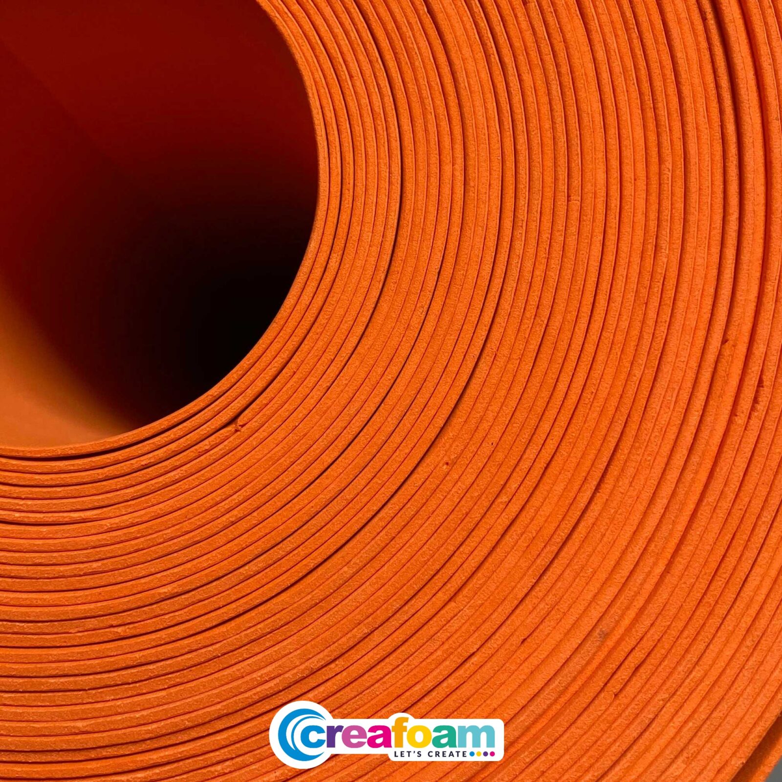 EVA foam Fire Orange - Creafoam