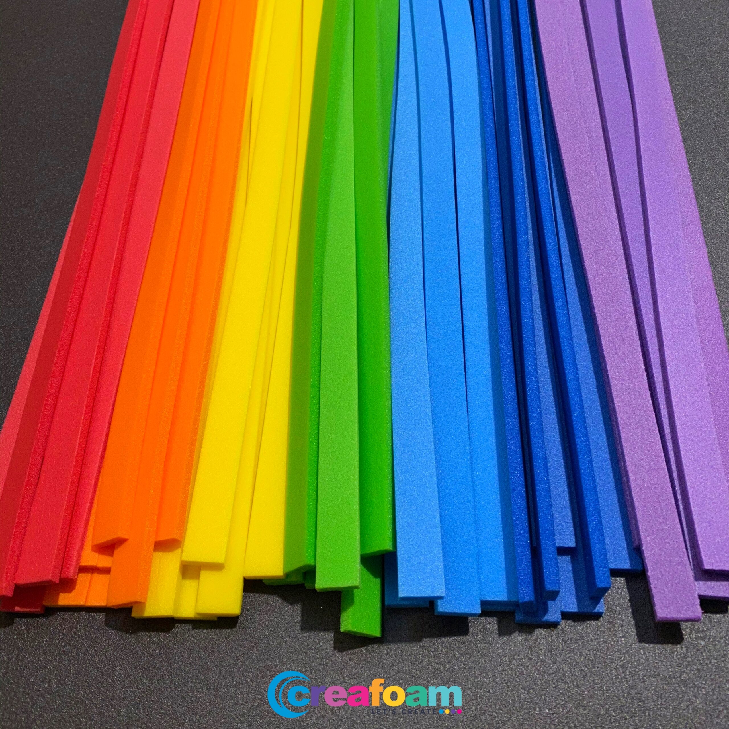 Foam Strips Rainbow Mix